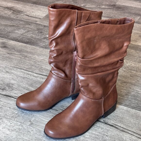 East Fifth Junction Cognac Boots - Size 6M - Brand New - Picture 4 of 10